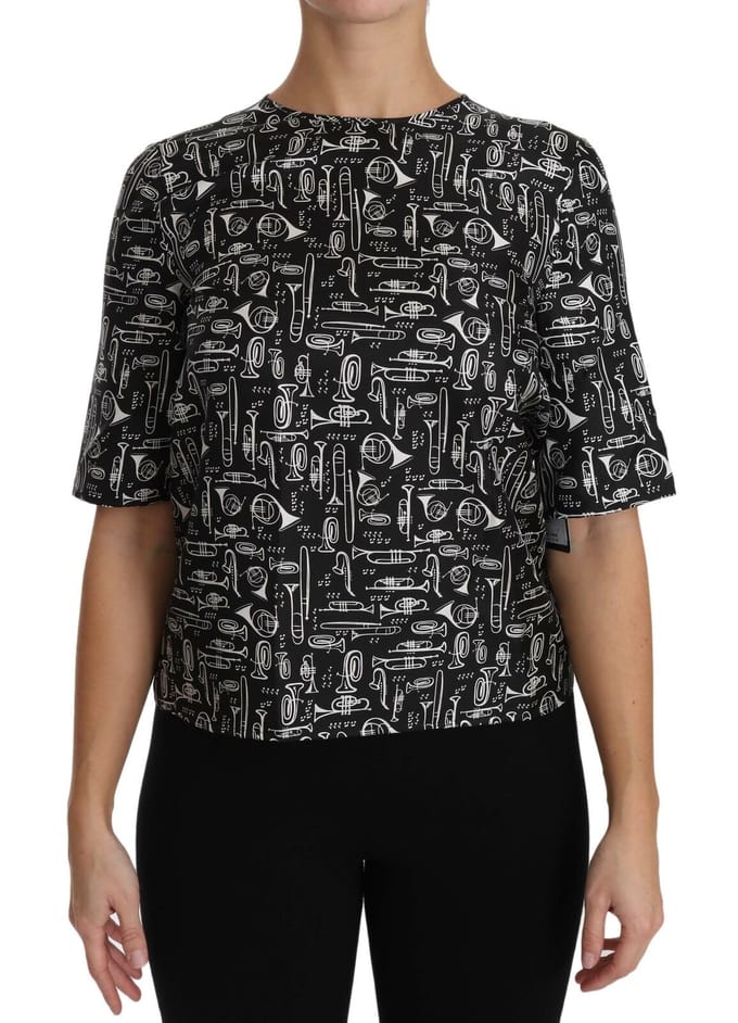 Muziekinstrumenten Print T-shirt