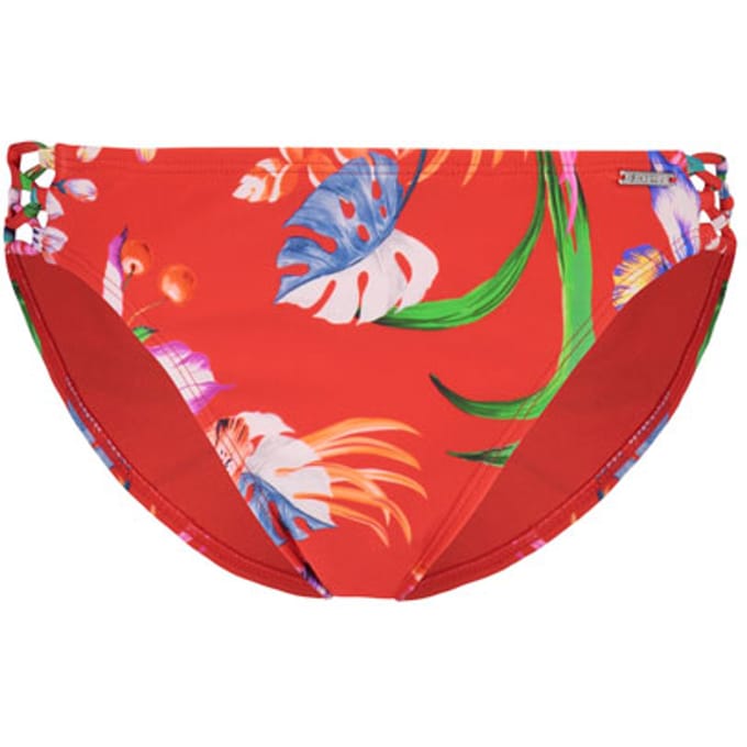 Shiwi Regular Brief Straps Sayulita Flame Red Taglia: 34 | Bikini Outlet | Donna | Rosso