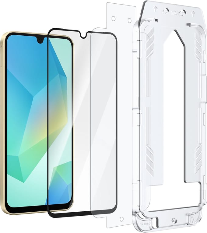 Cazy screenprotector geschikt voor Samsung Galaxy A16 / A17 - Screenprotector met Applicator