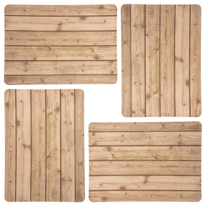 Placemats Rechthoekig 43x30 cm 4 stuks - Placemat voor Eettafel - Onderlegger
