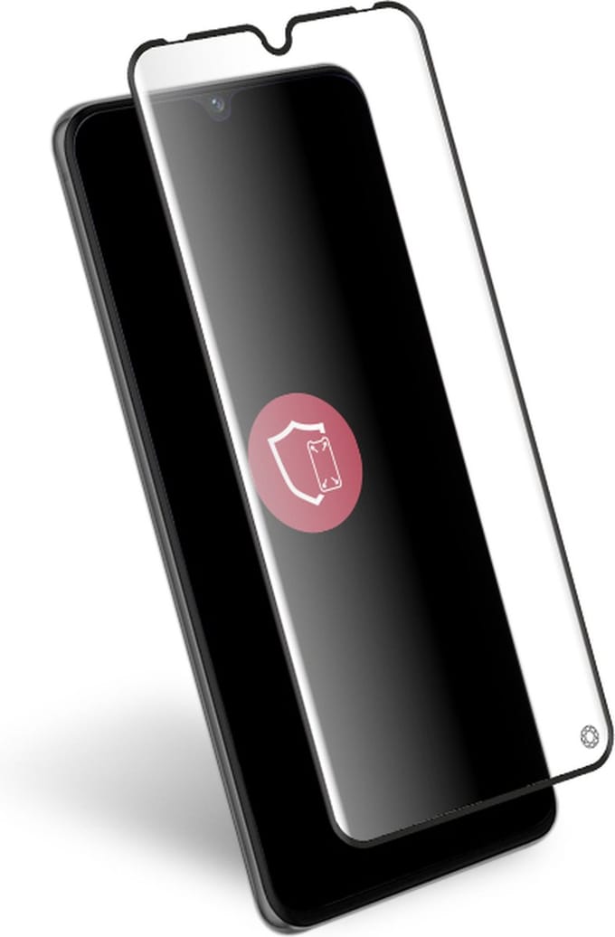 Force Case, Screenprotector geschikt voor Vivo V21 4G / 5G - Organic Glass 2.5D, Transparant