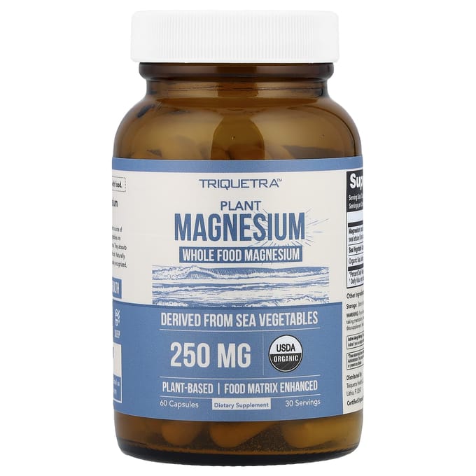 Triquetra Health, Plantaardig Magnesium, 60 Capsules