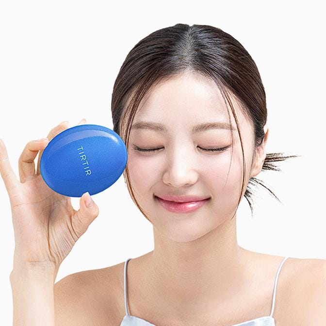 [TIRTIR] Masque Fit Cool Sun Cushion SPF 50+ PA++++ 18g blue