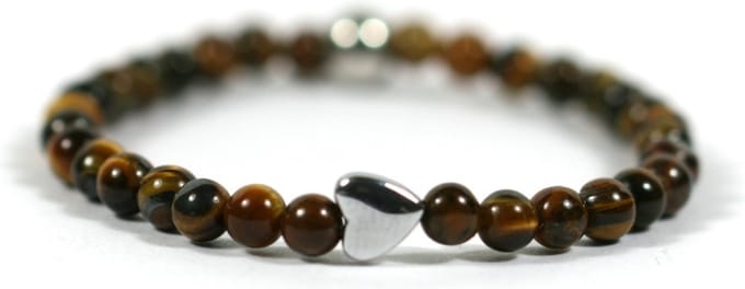 Heaven Eleven KIDS - meisjes - armband - edelsteen - 4mm - 14cm
