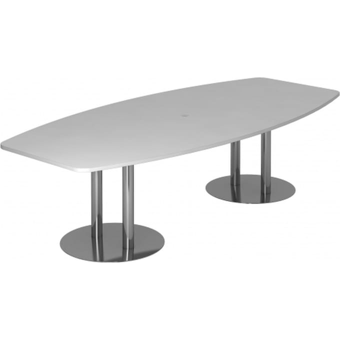 KARAT S 28 C - Karat Grijs met voetstuk / chroom 280 x 130