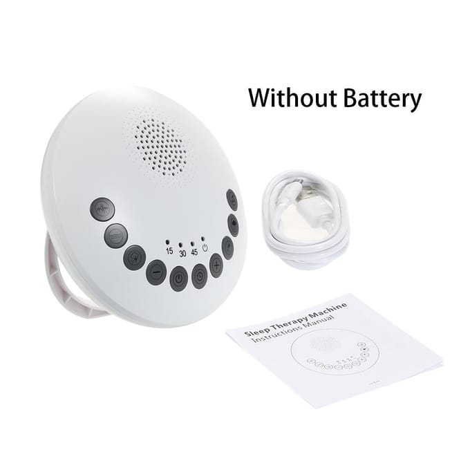 White Noise Sound Machine Slaapgeluidtherapie Machine 6 Rustgevende geluiden HOT wit