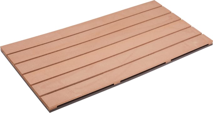 Evolar Bottom Panel voor Airco Omkasting Tropical Teak WPC Medium