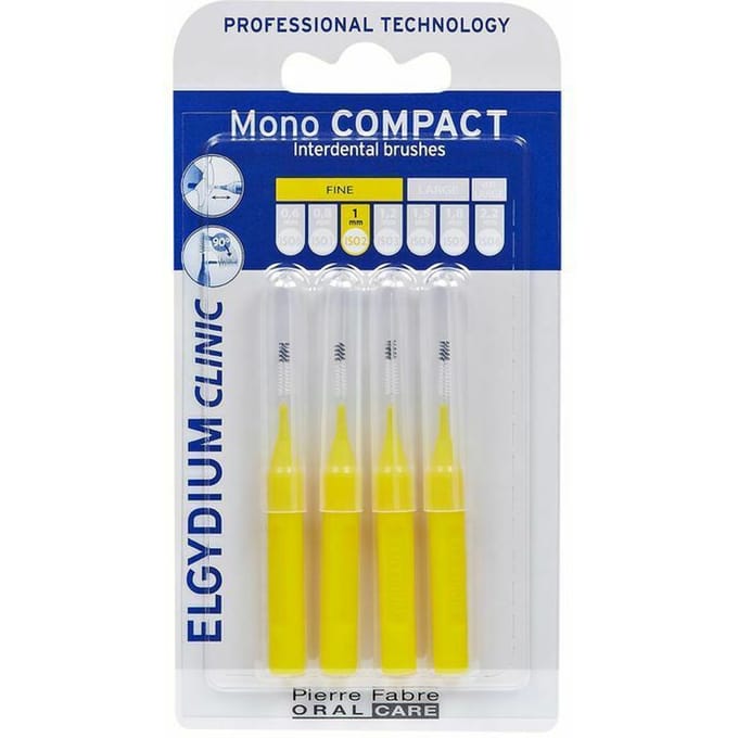 Elgydium Clinic Mono Compacte interdentale ragers 1 mm - 4 st