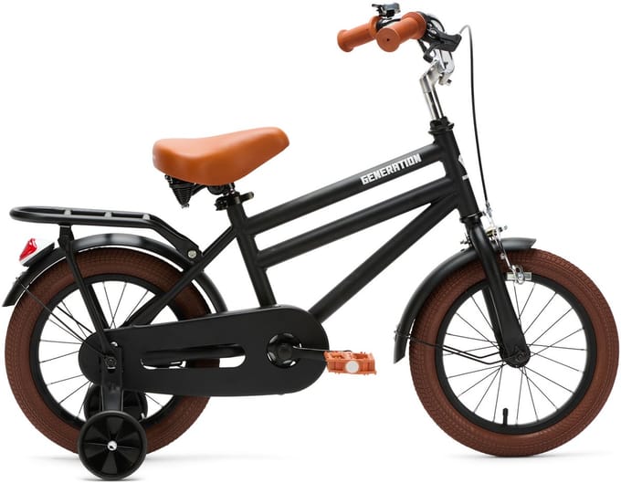 Generation City 14 inch Matzwart - Kinderfiets