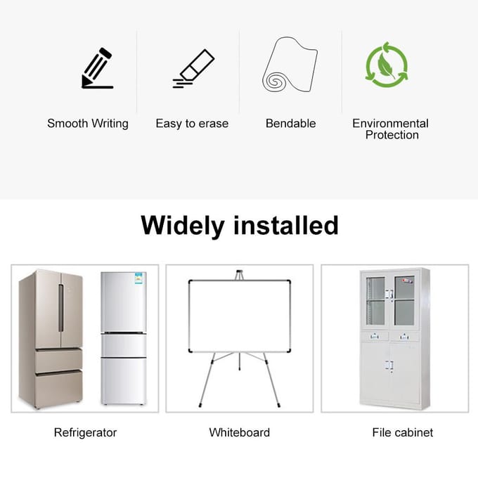 Magnetisch whiteboard Kalender Whiteboard Koelkast Stickers Keuken Koelkast Whiteboard voor zwart
