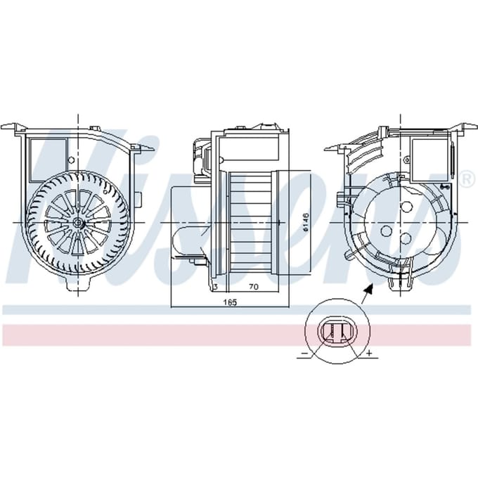 Binnenventilator NISSENS 87843