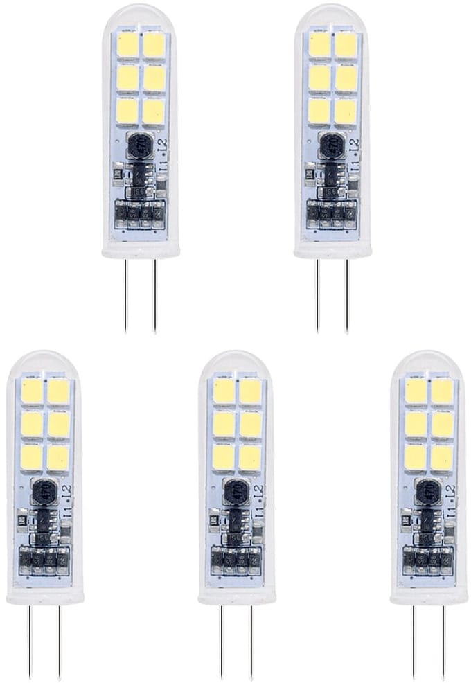 Modee LED Lamp G4 - 2W 4000K 190 LM 12V - LED Lamp insteek - Wit Licht - 5 stuks