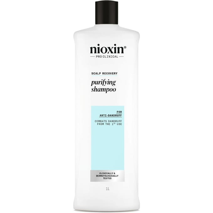 Nioxin Scalp Recovery Shampoo - 1000ml- Normale shampoo - Voor Alle haartypes -
