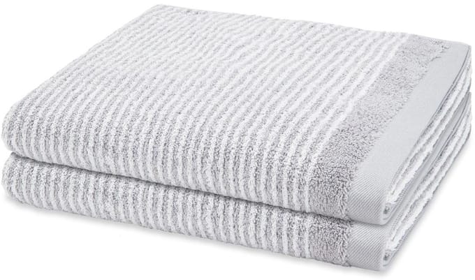 Ross Sonstiges 2 X douchehanddoek in set 2 pack Stripes