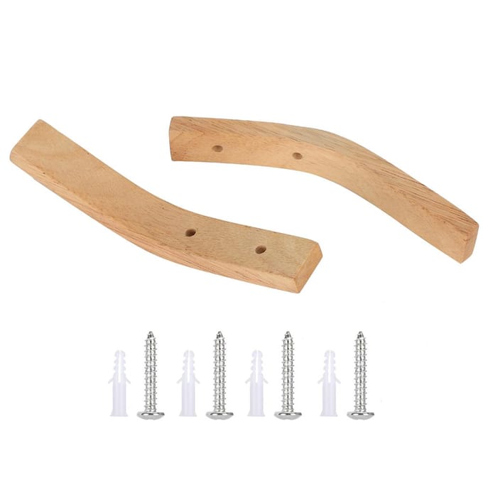 2 STUKS Houten Wandhaak Jas Hoed Handdoek Hanger Rek Sleutel Hangers