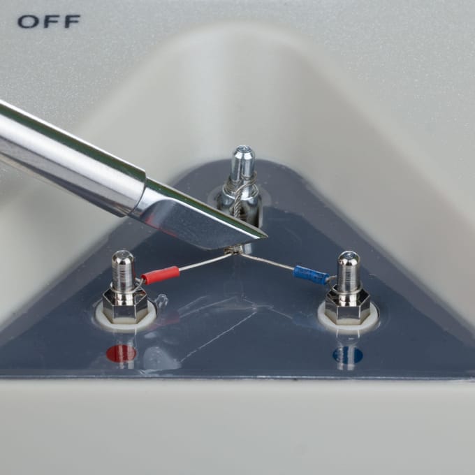 Rosfix Temperatuurmeter Soldeerpunt 191 - Thermokoppel Type K - 0–600°C, LCD 3,5 inch