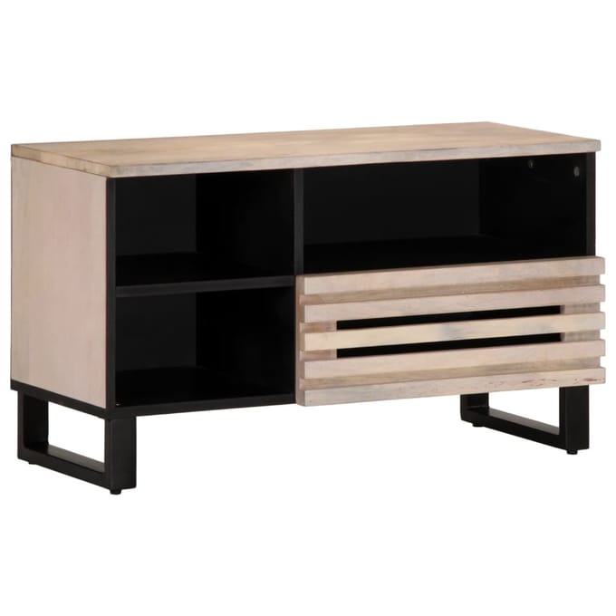 vidaXL - Tv-meubel - 80x34x46 - cm - massief - mangohout