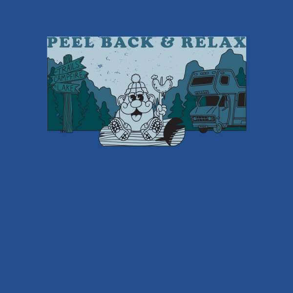 Mr. Potato Head Peel Back And Relax Men's T-Shirt - Blue - XL