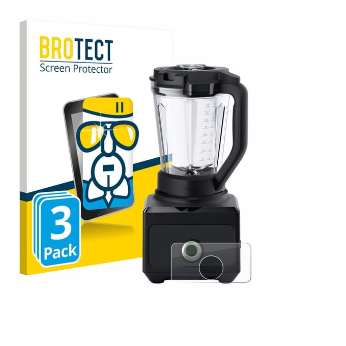 Screenprotector 3 Stuks voor Braun PowerBlend 9 Beschermglas transparant