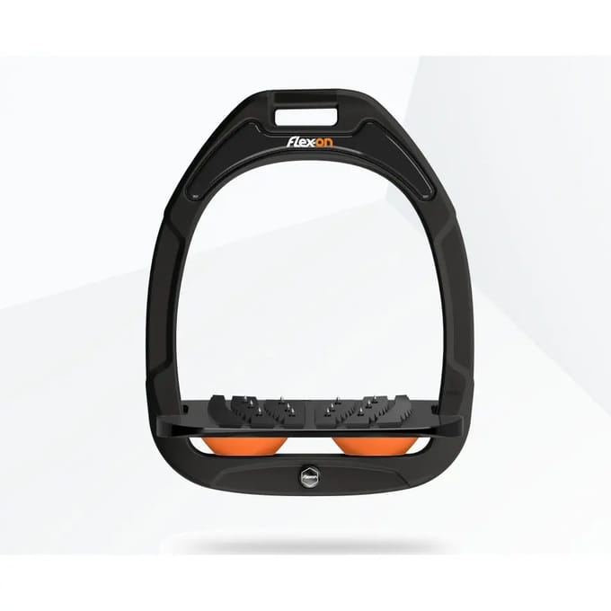 Ultragrijp Instaande Stirrup Groen/Zwart/Oranje Flex-On Green Composite