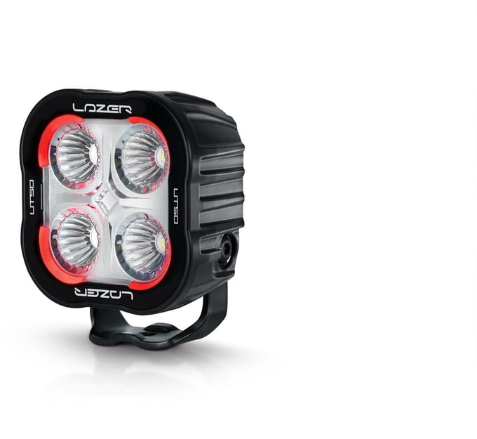 Werklamp - Lazer - Utility 50 - Strobe - 4.1 - 10.4cm - Positielicht Rood - Work / Scene