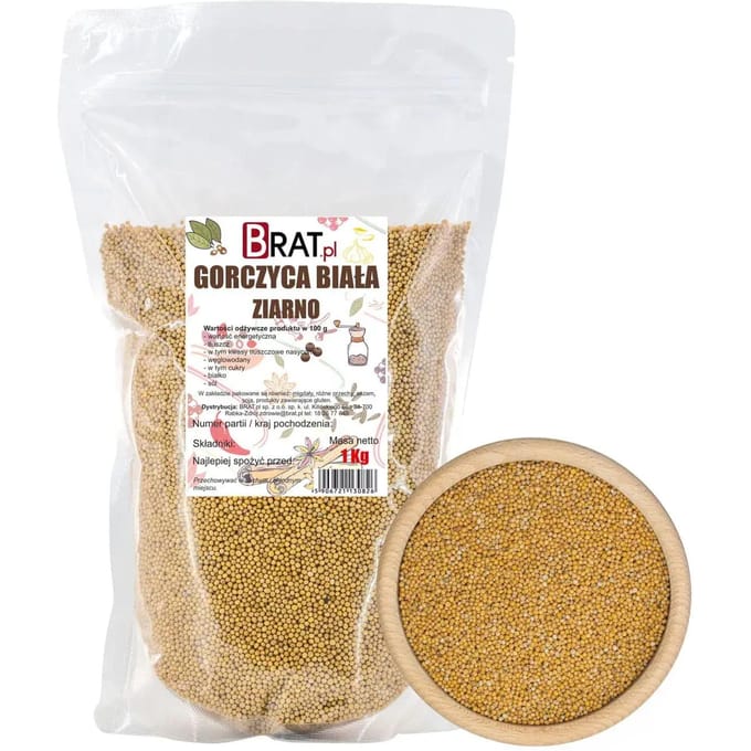 Witte mosterdzaad 1kg