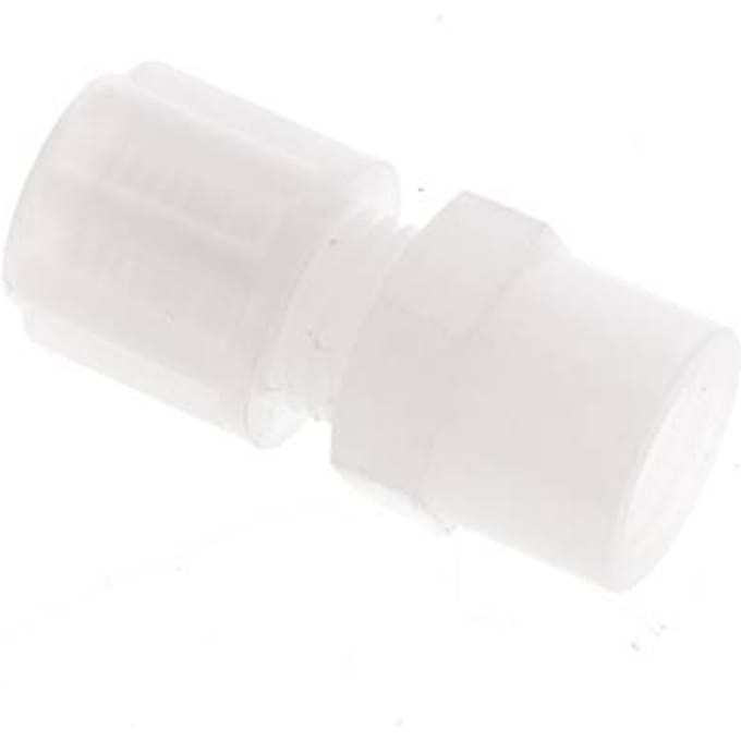 6x4mm & G1/8'' PVDF Rechte Knelfitting Binnendraad 10bar