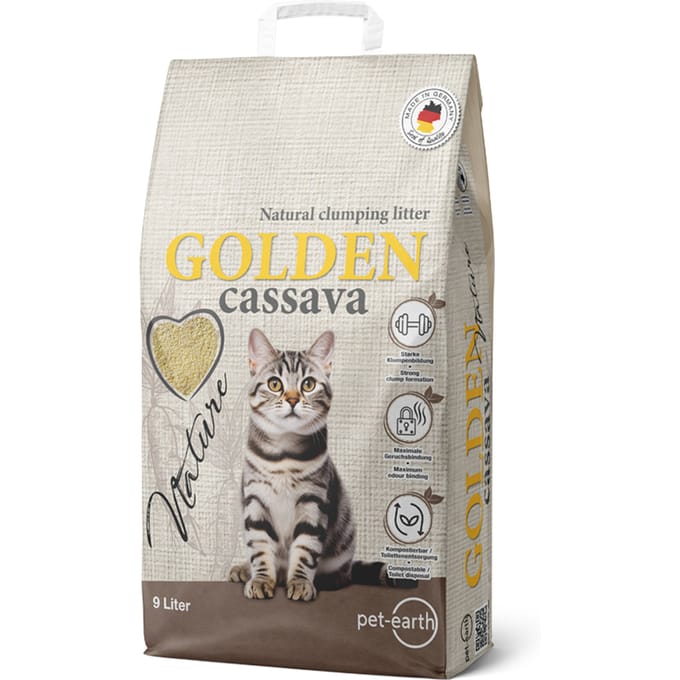 9l  Golden Nature Cassava kattenbakvulling