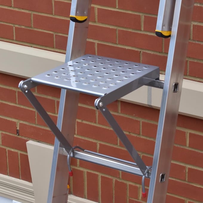 BPS Ladder Werkplatform - Aluminium Laddertrede