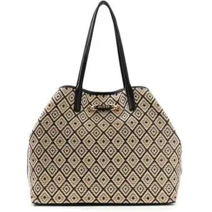 GUESS shopper schoudertas Sophia 2 In 1 Tote Lemon Lichtgeel