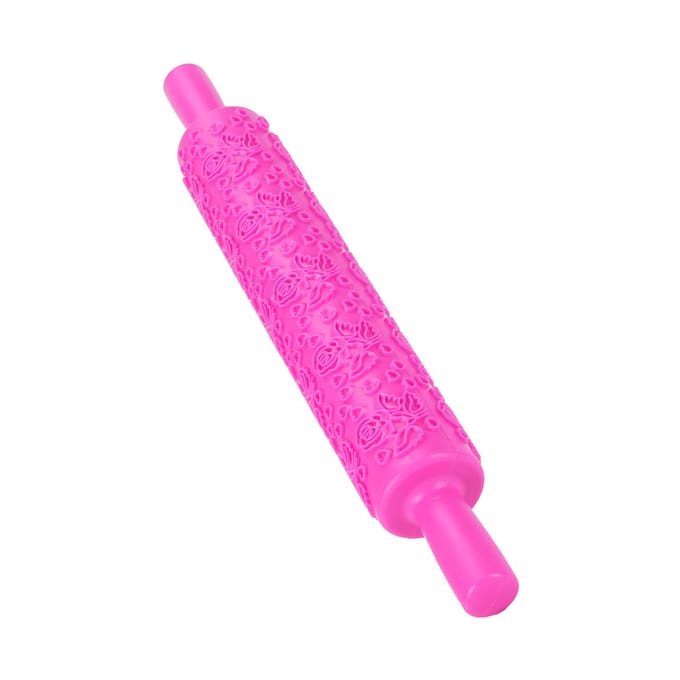 Fondant Roller Plastic Embossed Roller voor Koekjes, Biscuits, Gebak, TaartdecoratieRoos