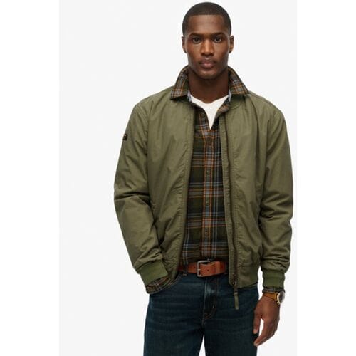 Superdry Lichtgewicht MA1 Bomberjack Groen Grootte: XL