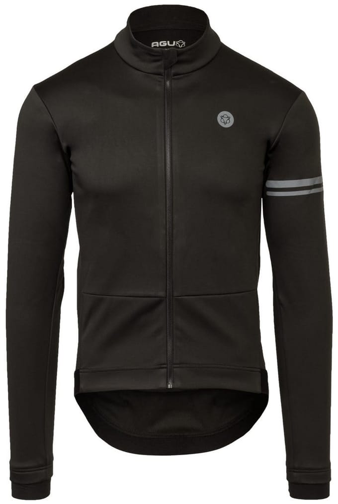 AGU Performance - Winterjack Heren - Fietsjack - Softshell - Winddicht - Waterafstotend - 3 Achterzakken - Reflecterend - Zwart - M