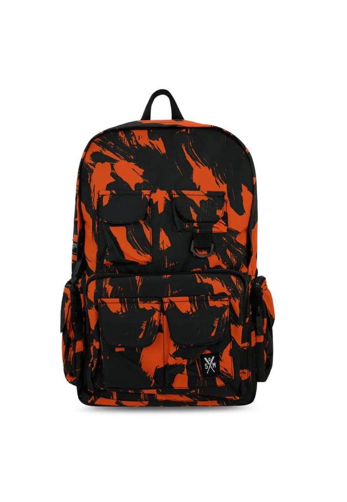 Cargorugzak heren oranje/camo