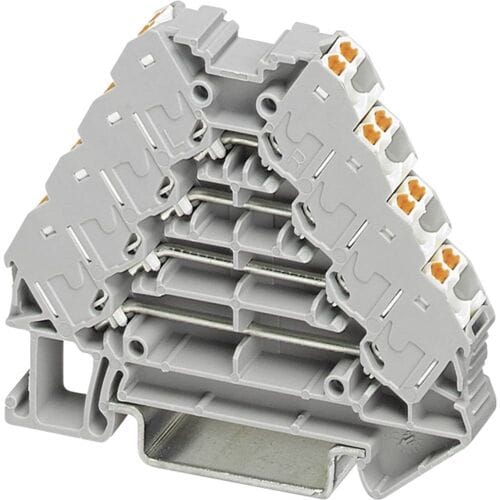 Phoenix Contact 3270115 Rangeerverdeler 8.3 mm Spanveer Grijs 10 stuk(s)