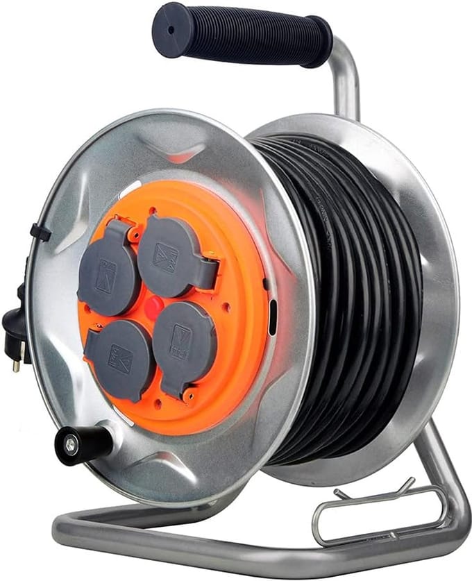 Robuuste Drukknop Lichtgrijs IP54 voor Buiten en Werkplaats