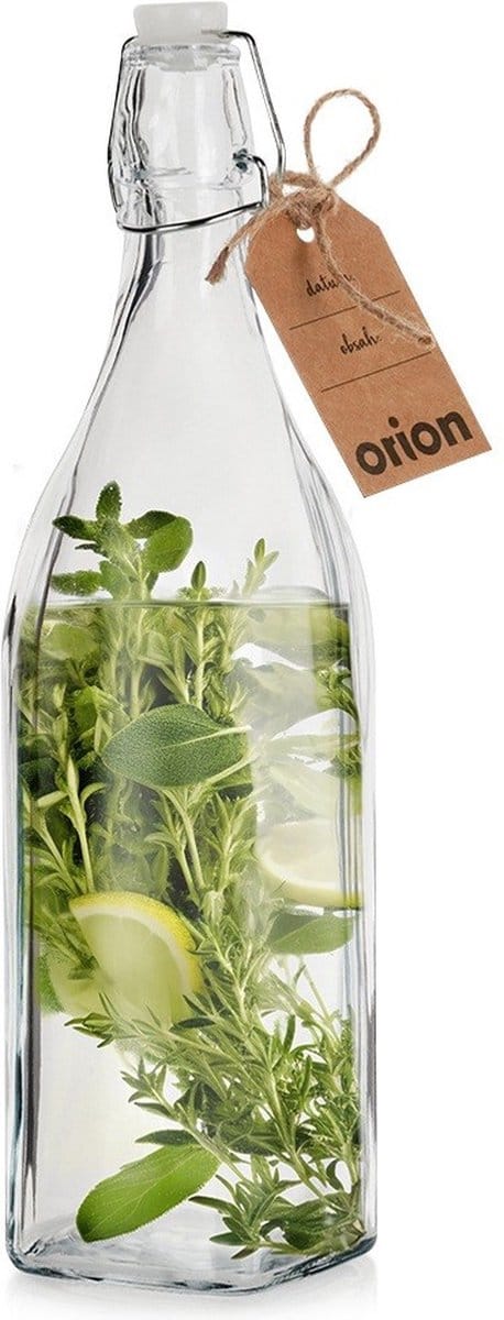 Fles met Beugelsluiting Glas 1 l - Beugelfles - Inmaakfles - Oliefles