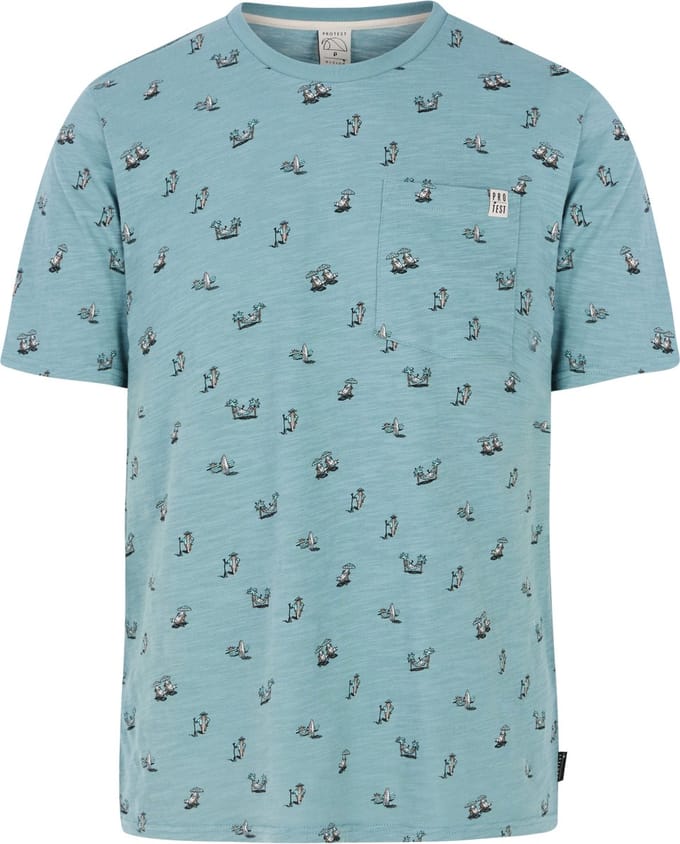 Protest Prtelston – T shirt Heren – Korte mouwen – Ronde hals
