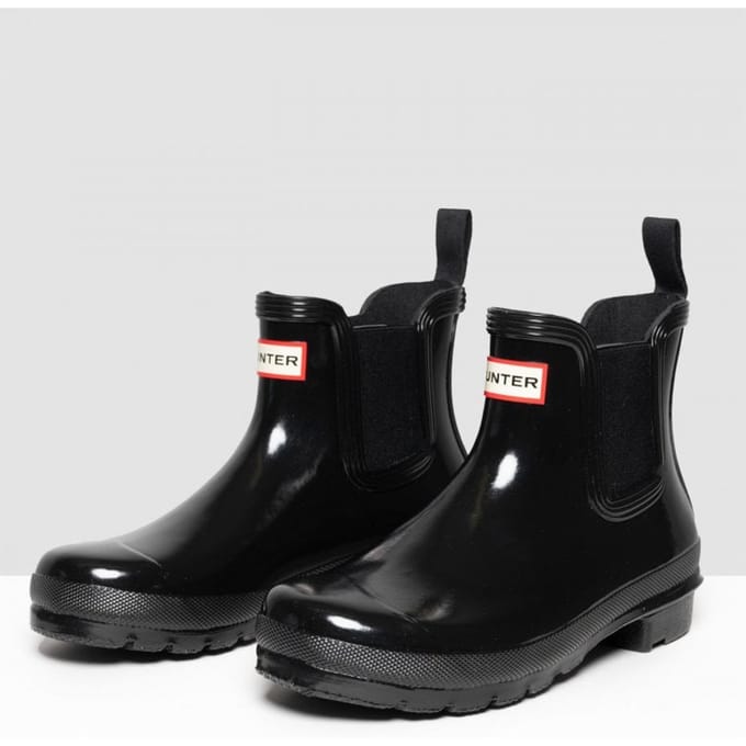 Hunter Original Chelsea Glanz Damesboots