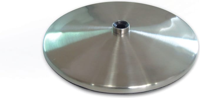 Tafelvoet Daylight Slimline 3 bureaulamp - LED lamp - Geborsteld staal - Slimline 3 - Antislip - RVS