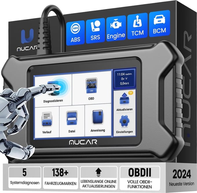 OBD2-diagnoseapparaat met Bluetooth - 2023 Model voor Systeemdiagnoses van Auto's