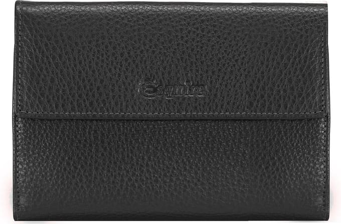 Esquire Primavera Portemonnee Leer 14 cm - Dames - Horizontaal - schwarz
