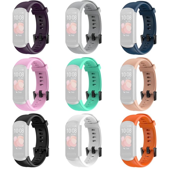 Zachte Siliconen Polsband Vervanging Horlogeband Armband voor Huawei Band 4 nachtblauwe kleur