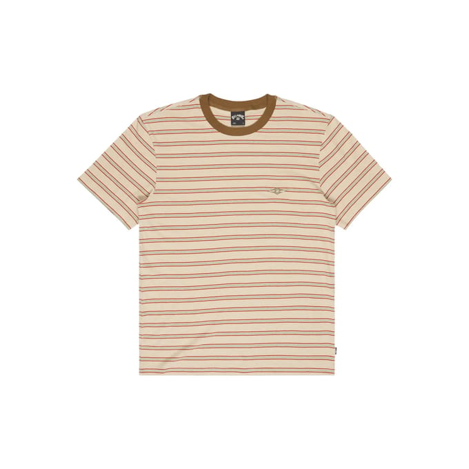 Billabong Baxter Crew T-shirt Met Korte Mouwen Beige XL Man