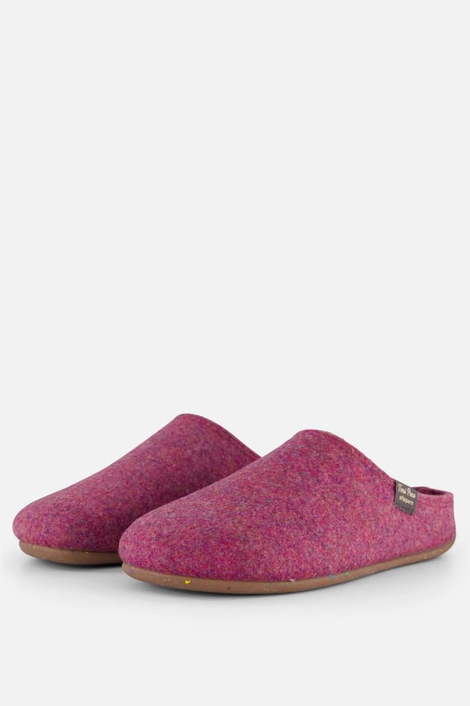 Toni Pons Pantoffels Mona roze Vilt - Maat 38
