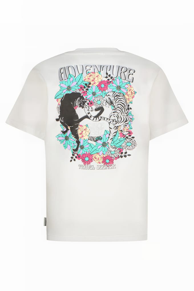 Vingino Heley Real White Maat: 16 | T-Shirts Outlet | Unisex | Wit
