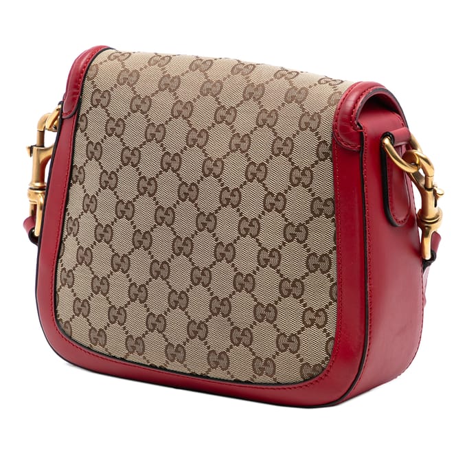 Tweedehands Medium GG Canvas Dames Web Crossbody