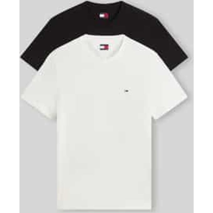 slim fit T-shirts van puur katoen in set van 2