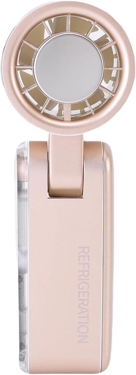 Persoonlijke Koeler - Handventilator - Persoonlijke Koeling - Halfgeleiderkoeling - 4000 mAh Batterij - Wit