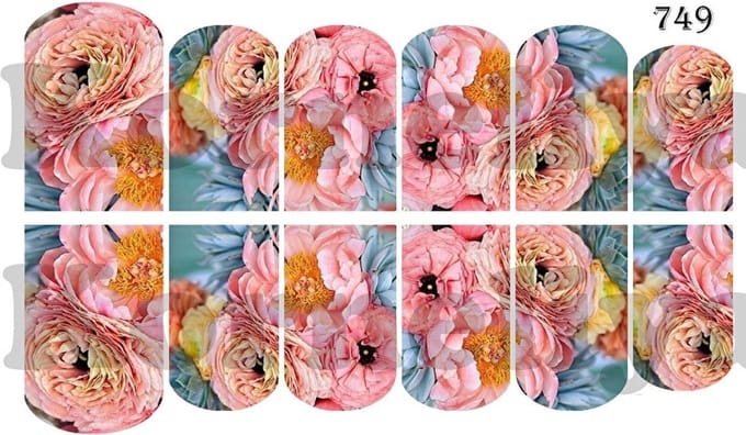 Korneliya Decal Nail Wrap WD 749